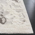 thumbnail image 3 of SAFAVIEH Casablanca Brandon Abstract Shag Area Rug, Ivory/Taupe, 8' x 10', 3 of 11