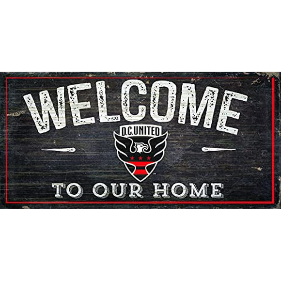 Fan Creations Mls D.C. United Unisex D.C. United Señal De Bienvenida Color Del Equipo Talla Única