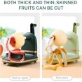 thumbnail image 5 of Manual Hand Crank Apple Peeler, Corer and Slicer – Suction Non Slip Counter Grips - Stainless Steel Blades – Peels, Cores and Cuts in Seconds for Home Kitchen Quick Applesauce Pie Making, Dark green, 5 of 7