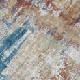 thumbnail image 3 of ReaLife Rugs Machine Washable Area Rug - Living Room Bedroom Bathroom Kitchen Entryway Office - Padded Low Pile Stain Resistant Premium - Modern Abstract Colorful - ASA - Red Blue 5' x 7', 3 of 10