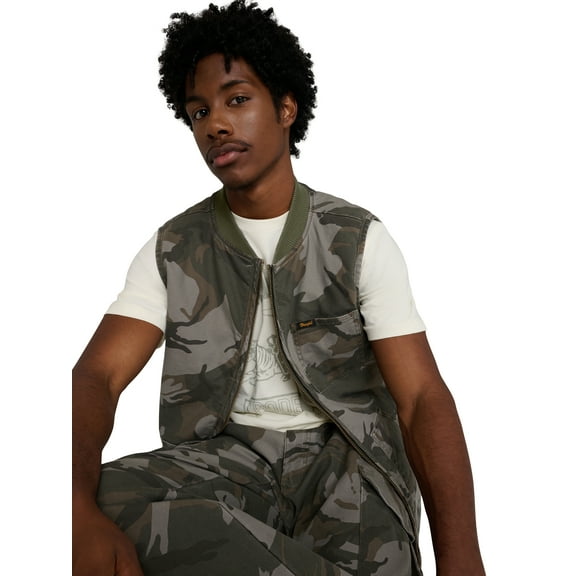 Wrangler® x Stranger Things® Men's Mike/Lucas Camo Vest