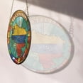 thumbnail image 4 of Venezuela Travel Decor Suncatcher Stained Glass Window Hanging, Gift for Traveller, Collection of Country Travel Souvenirs for Family and Friends, Venezuela Map and Flag Décor, 4 of 6
