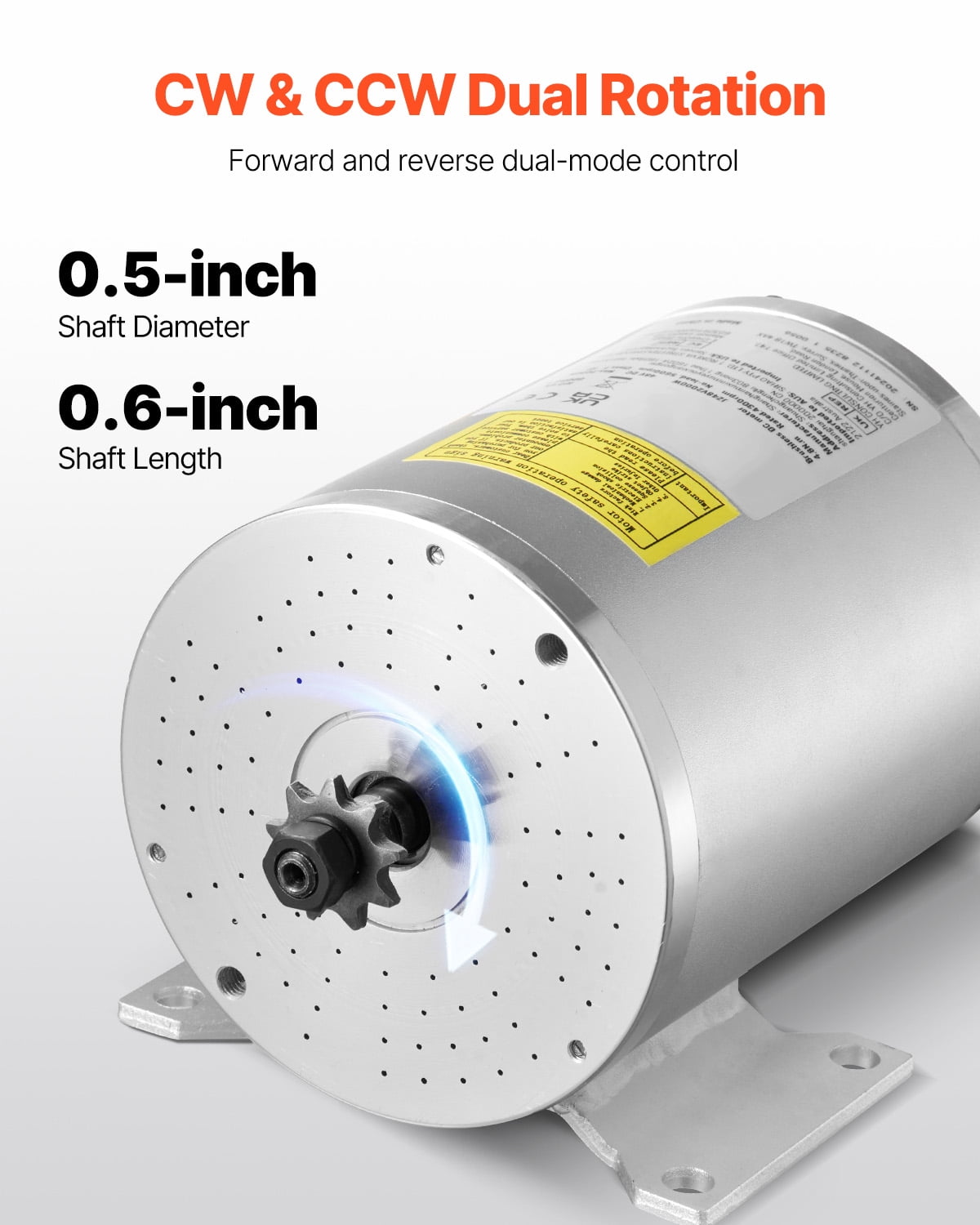 KFFKFF 2000W Electric Brushless DC Motor Set - 48V 4300rpm Motor featuring Enhanced Speed Regulator and Throttle Grip Set for Go Karts, E-Bike, Motorcycle, Scooter DIY