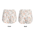 thumbnail image 6 of Goofa Flower Rabbit Printed Women 2 in 1 Running Shorts,Quick Dry Athletic Workout Shorts,High Waisted Athletic Shorts with Liner Pockets-X-Large, 6 of 9
