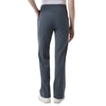 thumbnail image 3 of 32 Degrees Cool Women's Stretch Straight Leg Ribbed Pant with Pockets (Blue, X-Large), 3 of 4