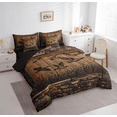 thumbnail image 3 of Manfei Mallard Duck 7pcs Twin Bedding Set - Vintage Cabin Hunting Fishing Style, 3 of 8