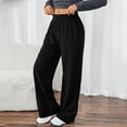 thumbnail image 3 of Annhoo Womens Casual Pants Corduroy Athletic Comfy Elastic Waist Long Pants Sports Jogger Loose Trousers with Pockets, 3 of 8