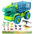 thumbnail image 1 of Camión de transporte de dinosaurios MAGICDINOSAUR T-rex con figuras y alfombrilla, 1 of 5