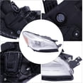 thumbnail image 5 of Miumaeov Headlight Assembly for 2013 2014 2015 2016Ford Escape Passenger Side Halogen White Housing Clear Lens Headlamp Replacement Headlight Lens Bulb included, 5 of 9