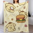 thumbnail image 4 of Manta Pompompurin Throws de varios tamaños, manta de tela de superficie vertical súper suave, acogedora y cálida, adecuada para cama, sofá, campamento, viajes, todas las estaciones, liviana y, 4 of 8