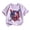 00-Purple#431, variant on Kiijoy Toddler Boys Graphic Baseball T-Shirt Casual Short Sleeve T Shirt Tee, Sizes 2-3