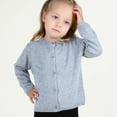 thumbnail image 2 of JGTDBPO Cardigan Sweater for Unisex Toddler Knitted Baby Sweater Little Girl Winter Button Down Candy Color Long Sleeve Crew Neck Cardigans Coat School Uniforms, 2 of 6