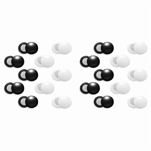 20 Pairs Magnetic Race Bib Clips, Marathon Race Number Holder Running Bib Buckles Fixing System Racing Bib Fixing Clips