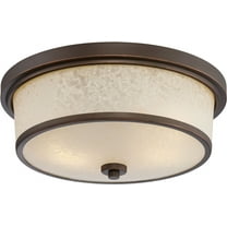 Nuvo 62-643 - Diego - LED Outdoor Flush Fixture w/ Satin Amber Glass