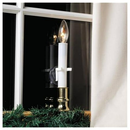 4ct Christmas Candle Holder Suction Cup Window Clamp Clips