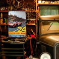thumbnail image 4 of Placa Metal Vintage Carreras Pintura Hierro Rectangular Arte Pared Del 20x30cm, 4 of 9