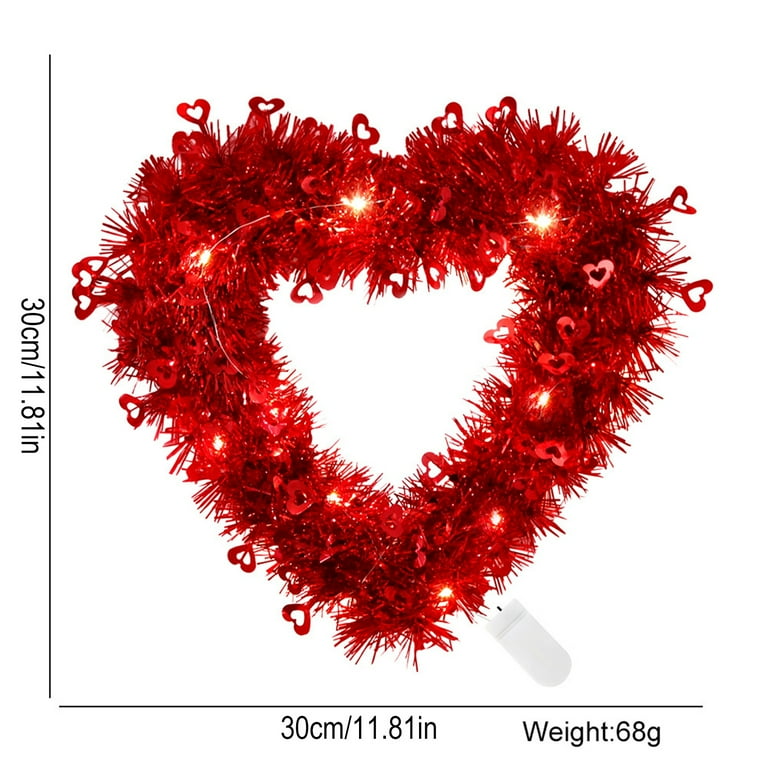 Small Tinsel Heart Small Tinsel Heart