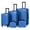 Blue, variant on Horizontal Stripe Luggage Travel 5-Piece Set Brown