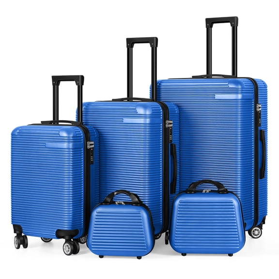 uitcase Set of 5 Luggage Set with swivel wheels Hard-shell suitcase set