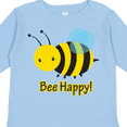 thumbnail image 4 of Inktastic Bee Happy Boys or Girls Long Sleeve Toddler T-Shirt, 4 of 5