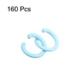 thumbnail image 3 of Uxcell Open Jump Rings, 8mm Colorful O-ring Connectors for DIY Crafts, Blue, 160Pack, 3 of 4