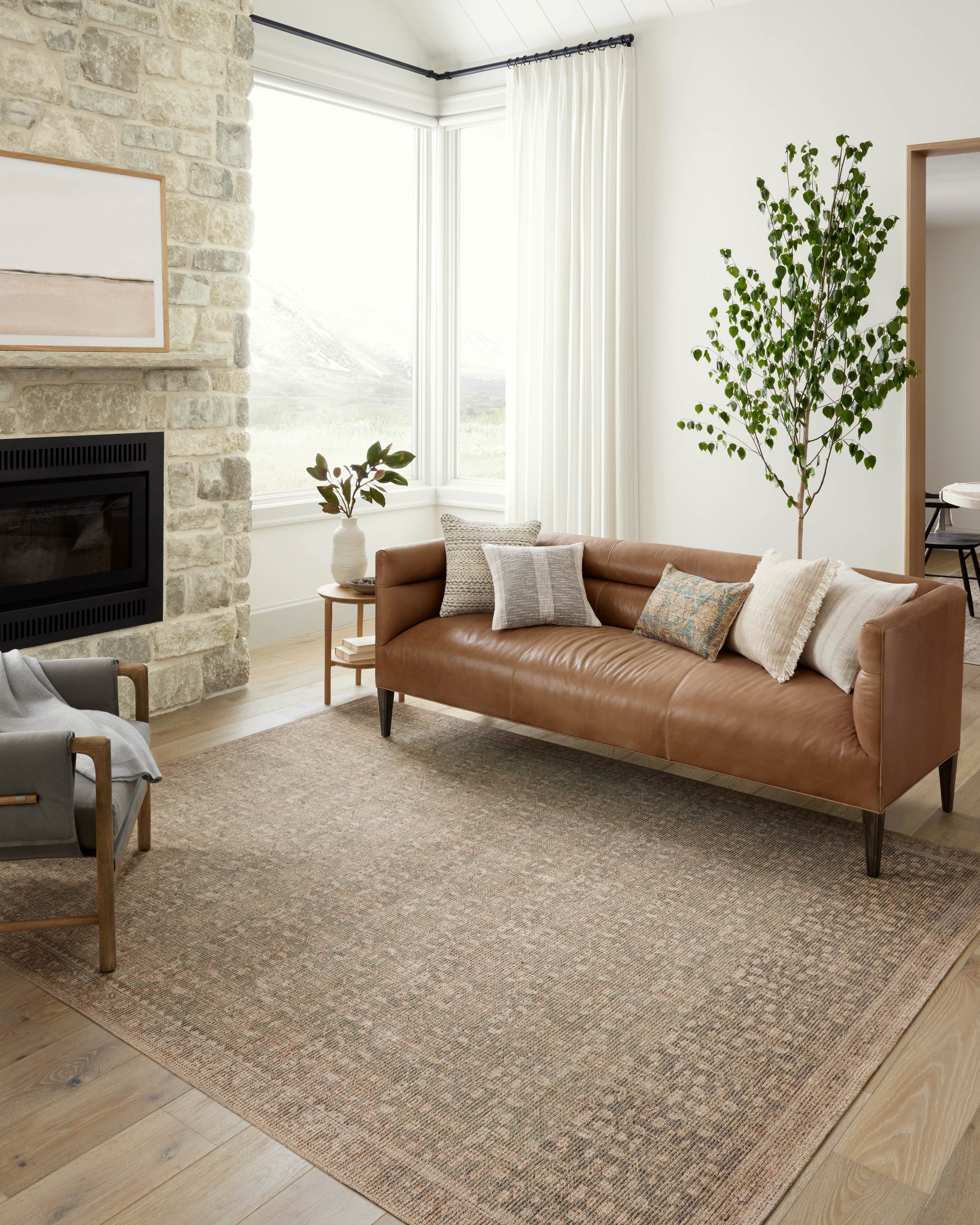 Angela Rose x Loloi Aubrey Sage / Bark 2'-6" x 9'-6" Runner Rug