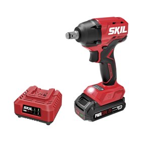 SKIL PWR CORE 20&trade; Brushless 20V 1/2 In. Impact Wrench with battery & charger-IW6720B-10