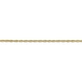 thumbnail image 3 of Real 14kt Yellow Gold 1.5mm Extra-Light Diamond Cut Rope Chain; 16 inch; Lobster Clasp; for Adults and Teens; for Women and Men, 3 of 5