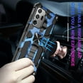 thumbnail image 4 of Camo Case for Samsung Galaxy Note20 Ultra (Not Note 20) with Kickstand, Rugged Outdoor Military Grade Shockproof Phone Case for Samsung Galaxy Note 20 Ultra Camouflage Blue, 4 of 12
