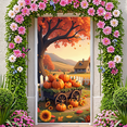 thumbnail image 3 of Pumpkin Decor Fall Scene Harvest Theme Banner for Thanksgiving Outdoor Decoration Autumn Display, 3 of 9