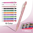 thumbnail image 4 of Max 500 Personalized Pens with Name Custom Stylus Pens Free Engraved Bulk, Customized Ballpoint Pens Logo Text Message for Business Black Ink with Touch Metal Office Gift for Graduations-400Pcs, 4 of 4