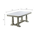 thumbnail image 2 of Acme Zumala Dining Table in Weathered Oak, 2 of 6