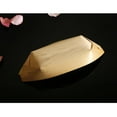 thumbnail image 3 of Shisuyan Plateau en Bois Jetable Brun Clair 50 Pcs 2.4x1.6x0.8in, 3 of 8