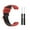 Red-Black, variant on For Garmin Forerunner 235 Silicone Sports Two-color Watch Band