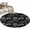 Dark Gray, variant on Round Area Rug 3.3 Ft, Vintage Floral Washable Non-Slip Circle Carpet for Living Room/Bedroom, Black Dandelion Plants Country Botanical Low-Profile Small Kitchen Mats Collection Rugs for Indoor