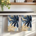 thumbnail image 7 of Navy Blue Palm Trees Kitchen Towels Set of 1, Vintage Summer Botanical Watercolor Absorbent Dish Towels for Kitchen, Microfiber Hand Towel, Quick Drying Tea Towel for Cleaning Decorative Dishcloths, 7 of 7