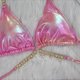 thumbnail image 4 of Trajes de Baño de Bikini de Mujer de Color Sólido Sexy de Moda Dividido con Pantalones, Nylon de Corte Alto para la Piscina de Playa Y las Vacaciones de Verano, 4 of 9