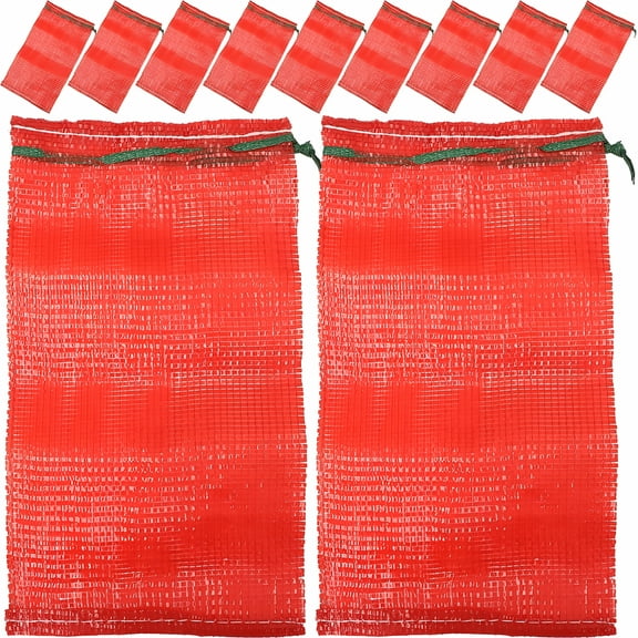 MISSMILE 50pcs Agricultural Vegetable Bags Mesh Onion Packing Bags Potato Mesh Bags