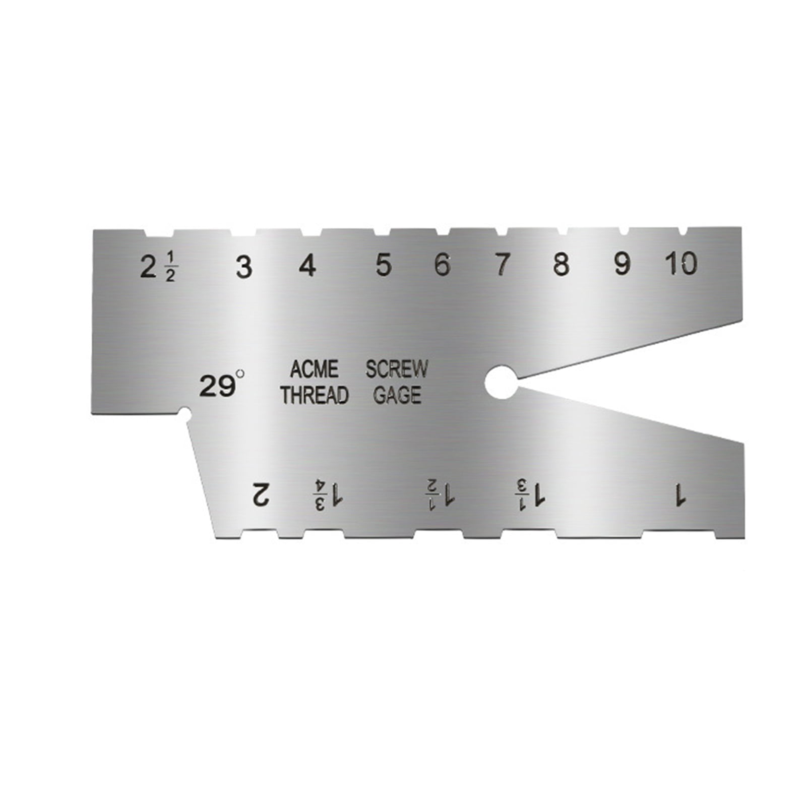 Stainless Steel Screw thread Cutting angle gage Gauge Measuring Tool 