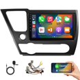 thumbnail image 1 of Radio de coche Leadfan para Honda Civic 2013-2017 con pantalla inalámbrica Carplay Android Auto GPS, 1 of 8