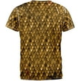 thumbnail image 2 of Bronze Scale Armor Costume All Over Adult T-Shirt - X-Large, 2 of 2