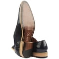 thumbnail image 4 of JUSTINREESS Aster Men's Pointed Toe Brogue Smart Shoes In Navy Size 9, 4 of 6