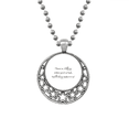 thumbnail image 1 of There Is Nothing Good Or Bad Necklaces Pendant Retro Moon Stars Jewelry, 1 of 3