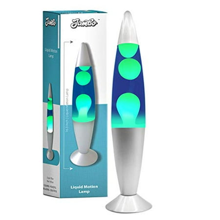 Jambo 16-inch Motion Lamp (Blue with Yellow/Green Wax  16 inch)