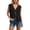 Black, variant on Knit Sweater Vest Front Tie Casual Beach Cover Up Tunic Top Soft Stretchy Loose Fit Outwear Layer