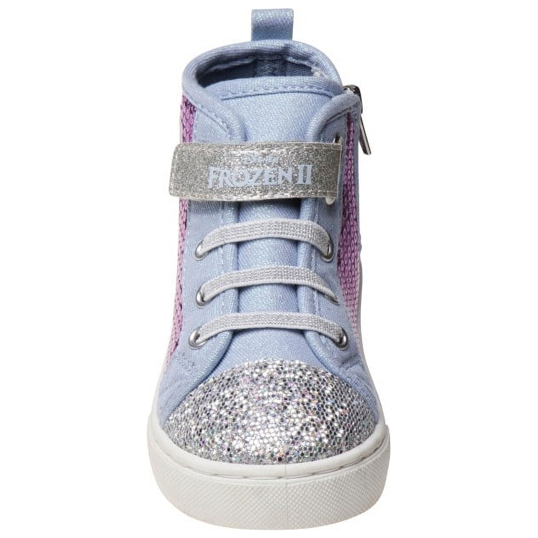 Disney Girl Frozen High Top Casual Sneakers with Sequins