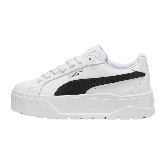 Tenis Puma Karmen II Jr White Black Mujer Moda blanco 24.5