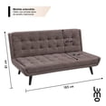 thumbnail image 2 of Sofa Cama Reclinable Sala Moderno Reforzado cafe, 2 of 3