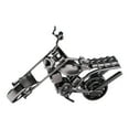 thumbnail image 1 of Silver Metal Iron Motorcycle Model Ornament, Creative Tv Cabinet Entryway Decor, Silver Finish, 1 of 6