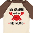 thumbnail image 4 of Inktastic Gammy Loves Me Grandchild Boys or Girls Long Sleeve Baby Bodysuit, 4 of 5